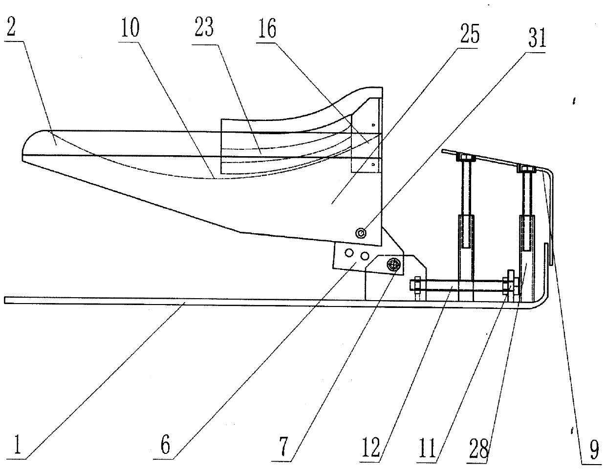 Cervical vertebra prone position traction device for cervical spondylosis traction treatment