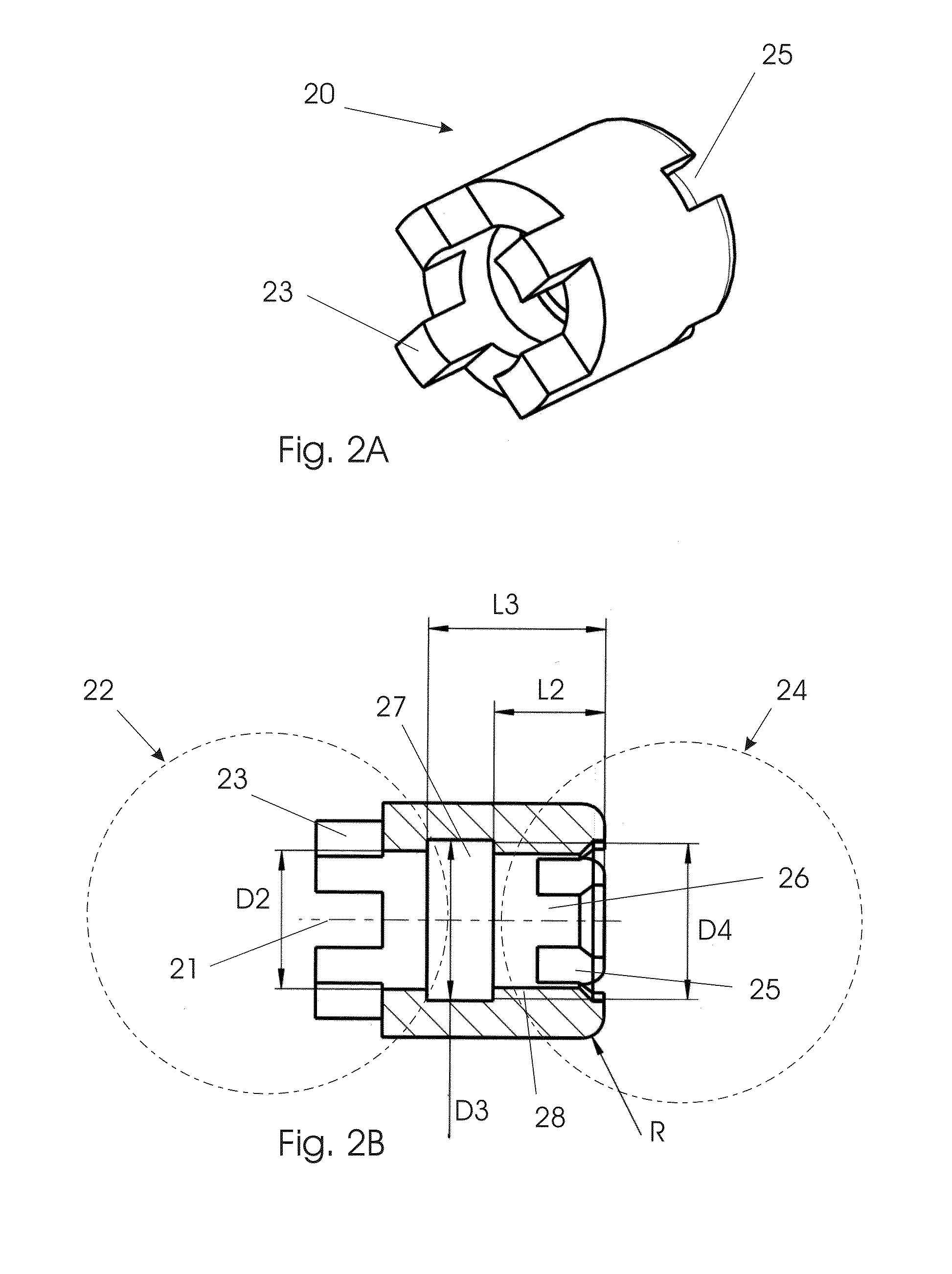 Modular lag screw