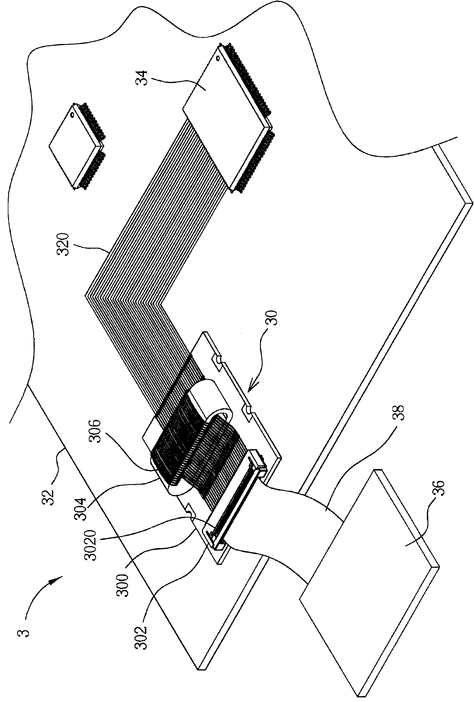 Electronic device, filtering module and method for reducing common mode noise