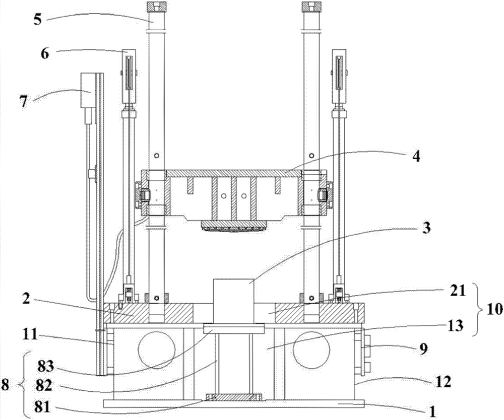 Impact test bed