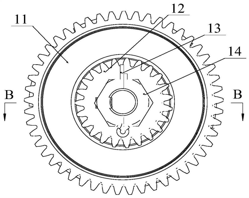 Load-sensitive controllable driving structure