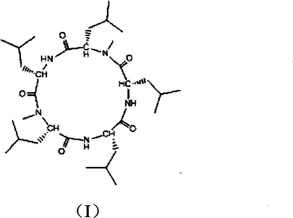 Cyclo-pentapeptide and synthesizing method