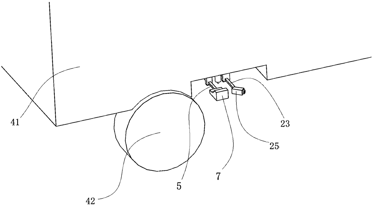 A laser warning recording apparatus for steering of a long axle vehicle