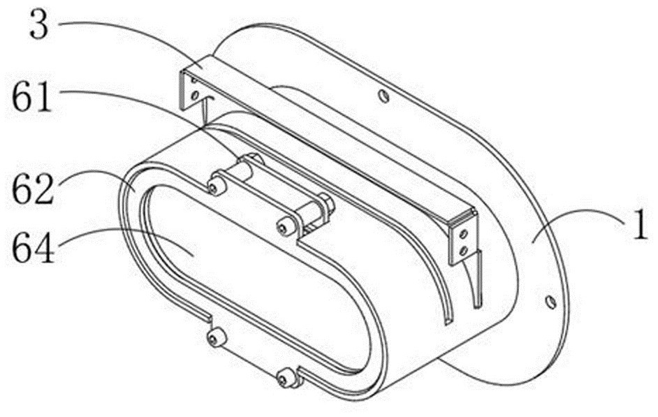 Device for observing high-temperature operation state in furnace chamber