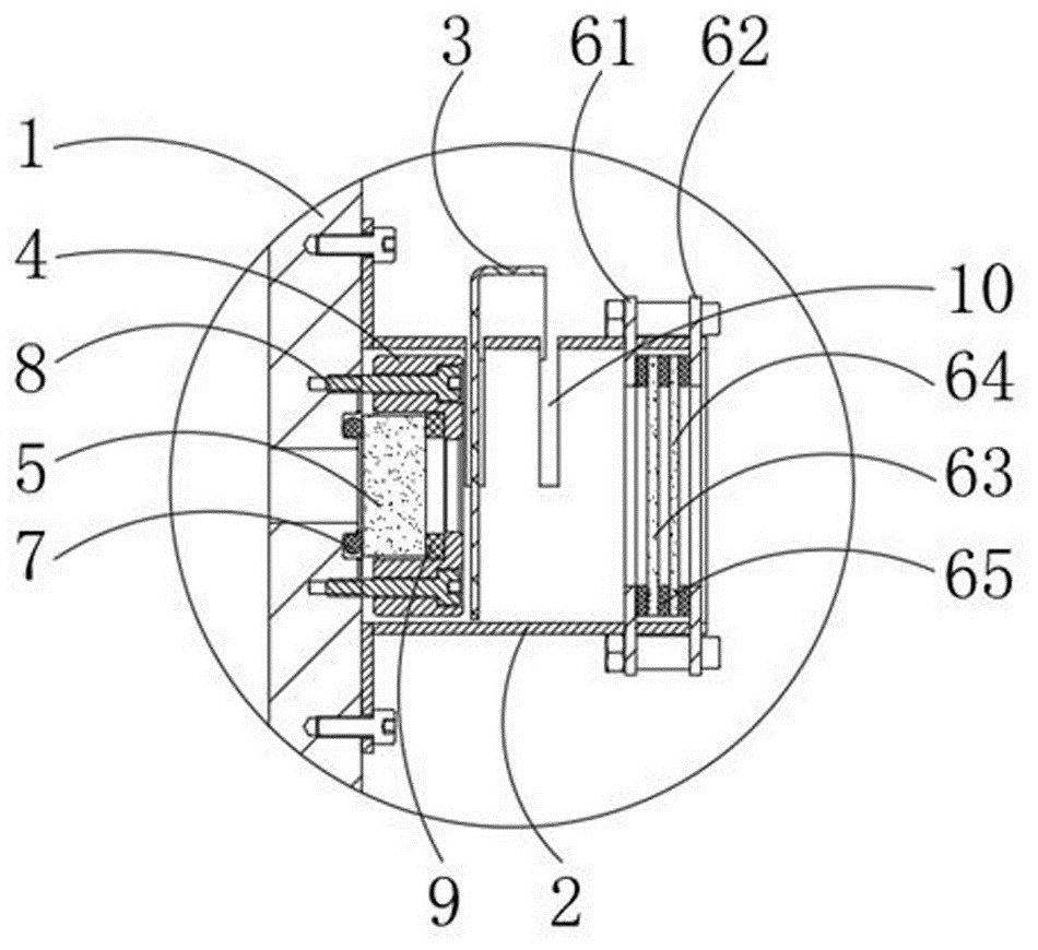 Device for observing high-temperature operation state in furnace chamber