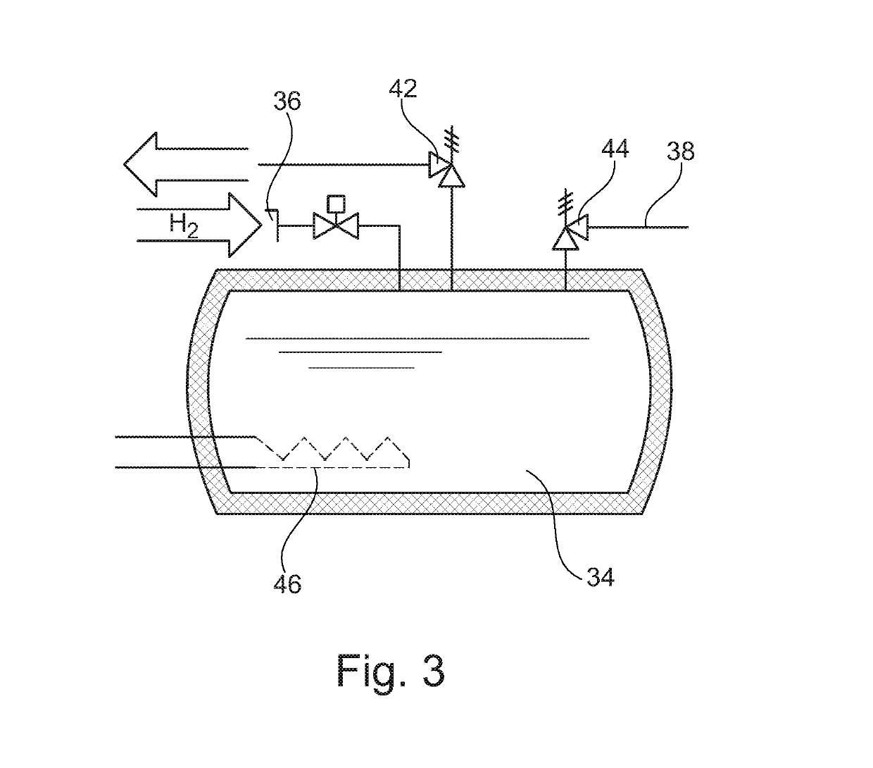 Auxiliary power system for an airplane and an airplane with such an auxiliary power system