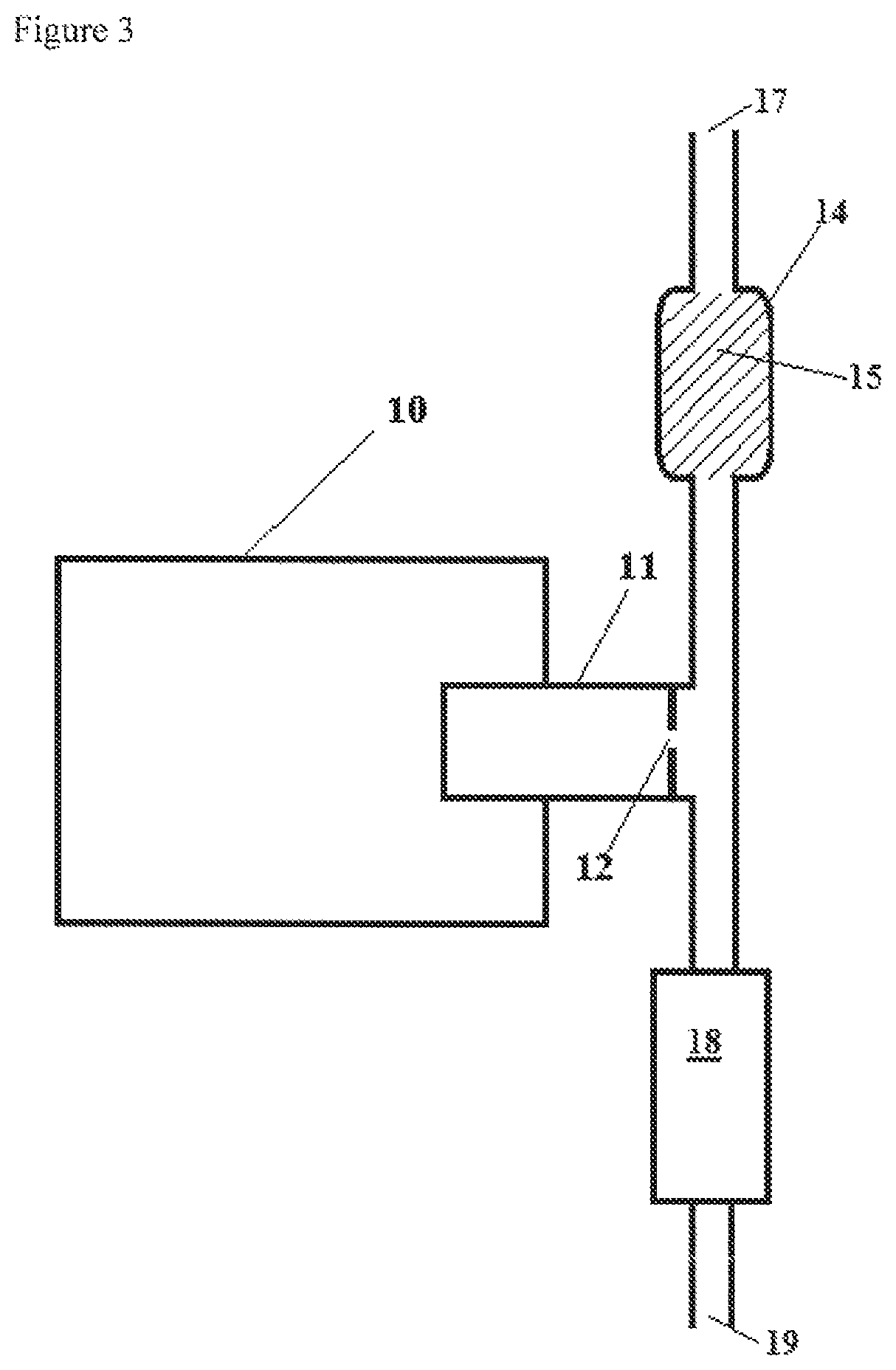 Peracetic acid sensor with filter to remove hydrogen peroxide