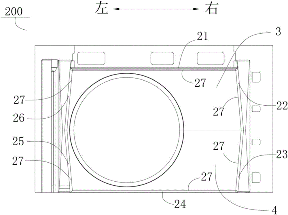 Mold assembly for air conditioning outdoor unit panel