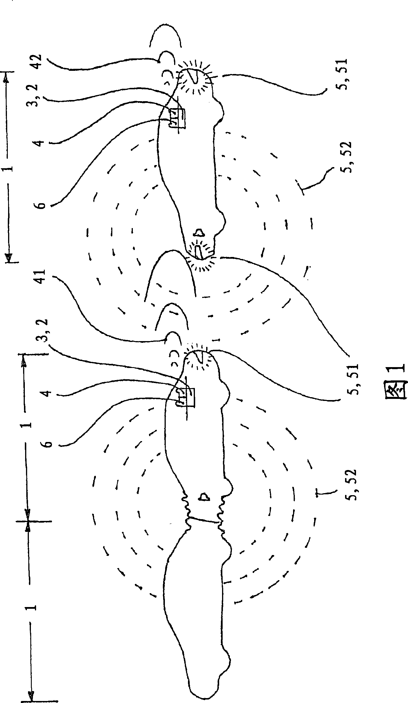 Vehicle impact warning device