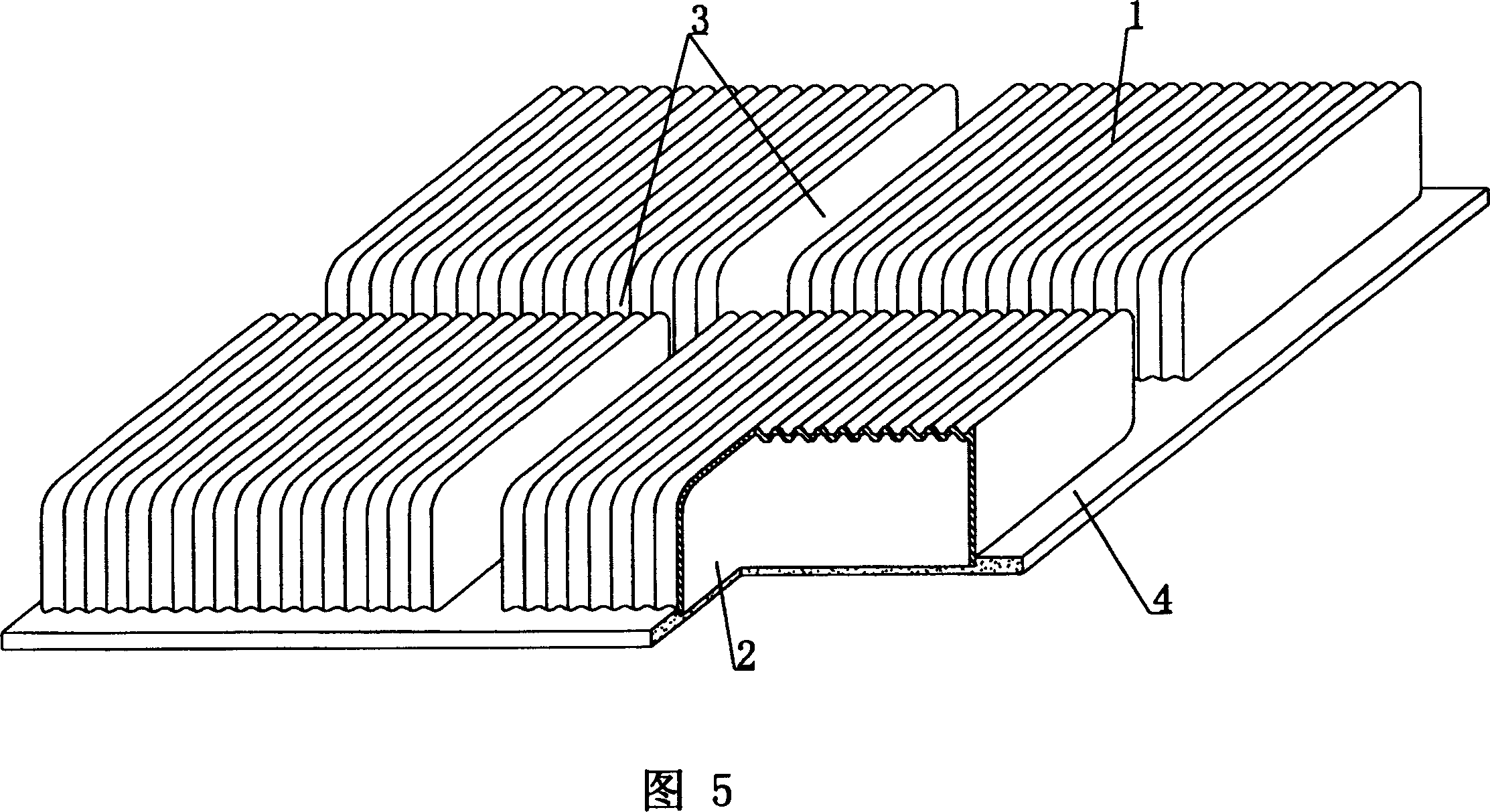 Cavity member for hollow slab