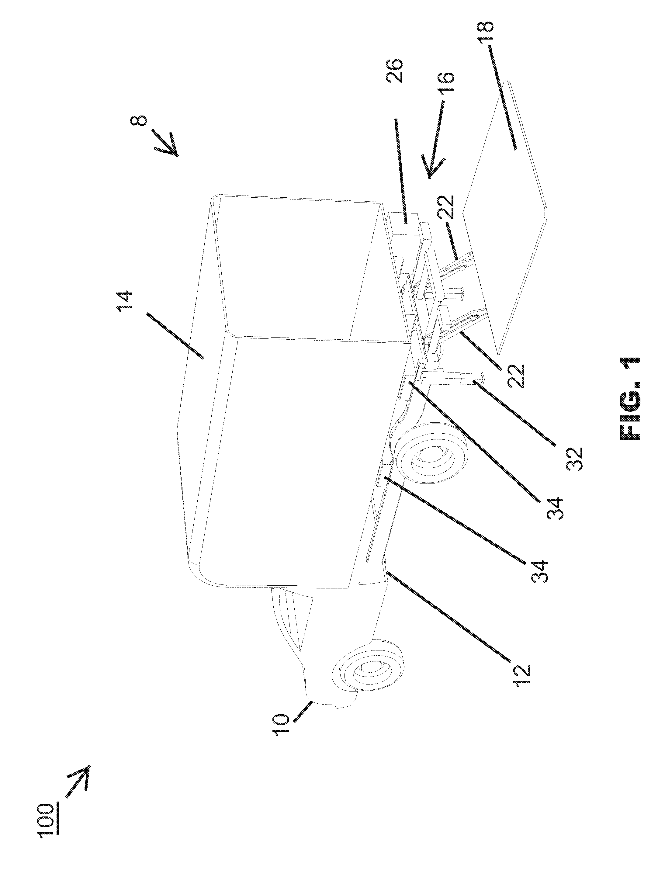 Motor vehicle configured for cargo transport and vehicle-mountable cargo transport apparatus