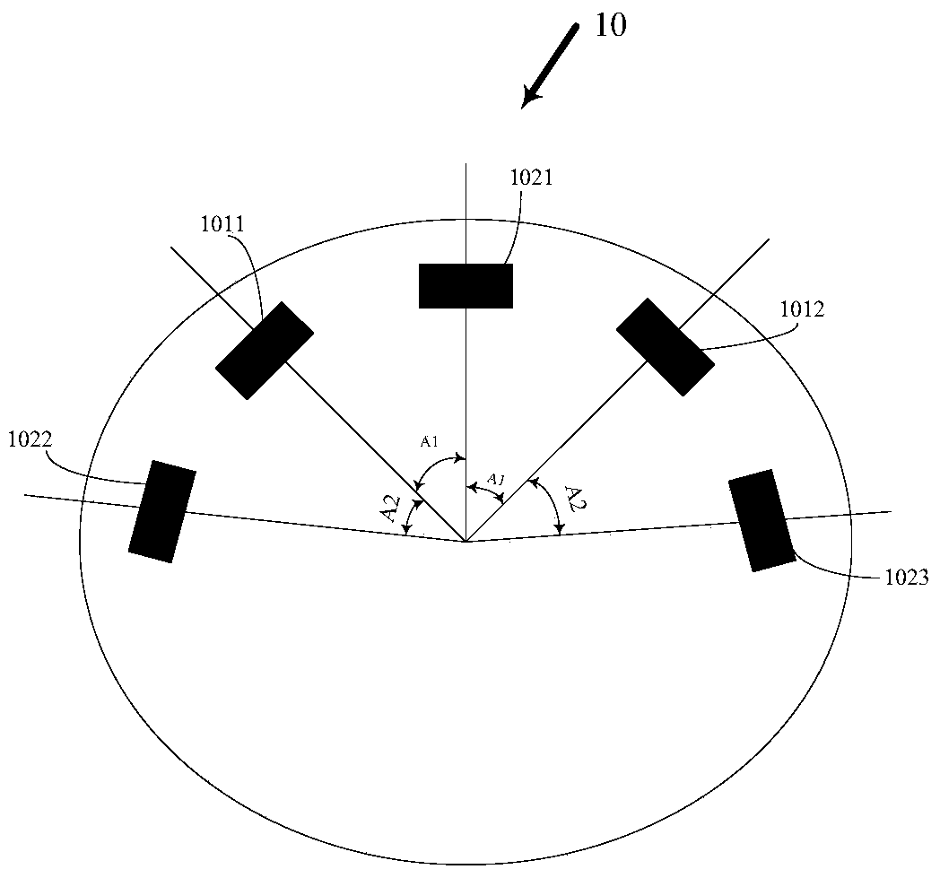 Intelligent robot and its sensor assembly and obstacle detection method