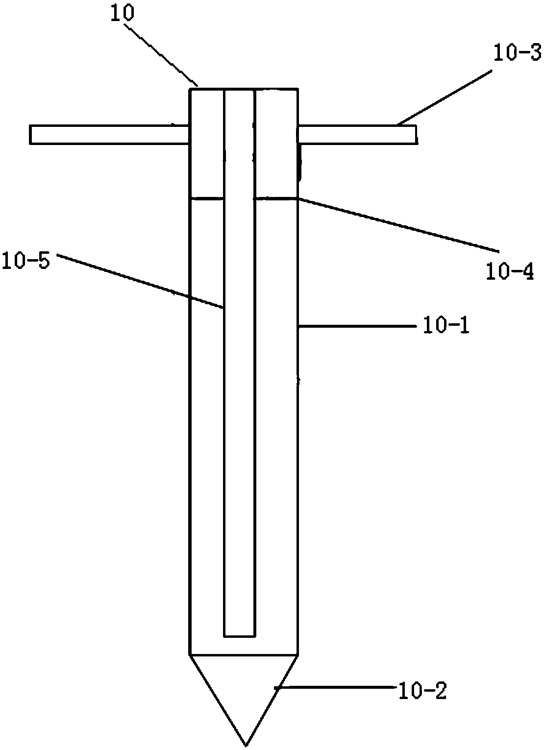 A measurement device and method for measuring subsurface flux based on temperature tracing