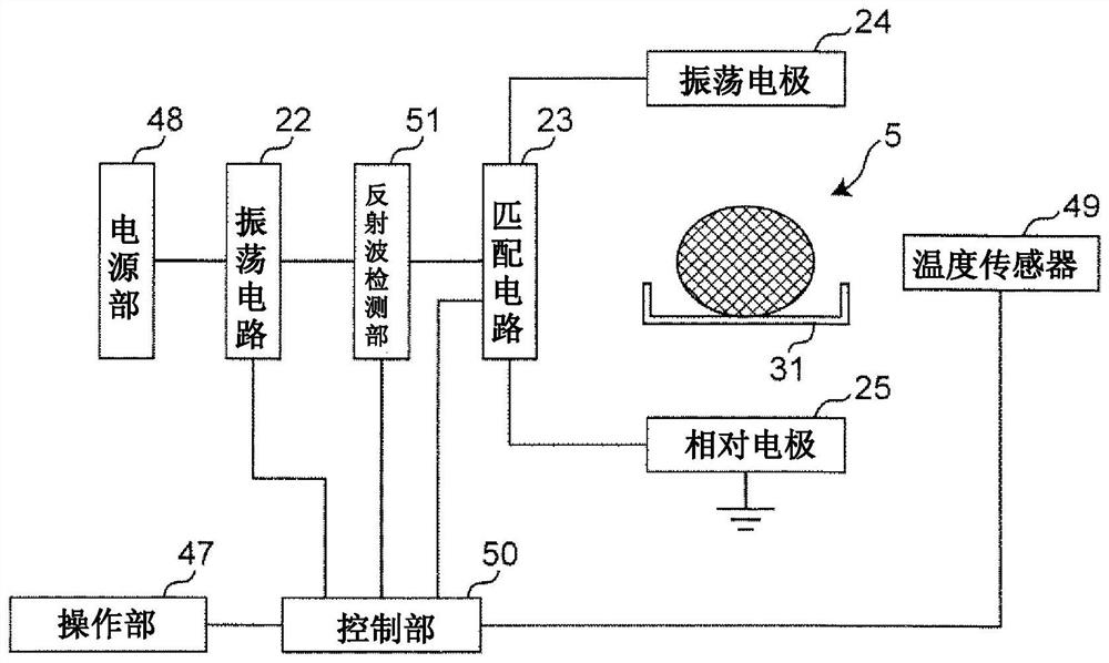 Heating device and refrigerator equipped with heating device