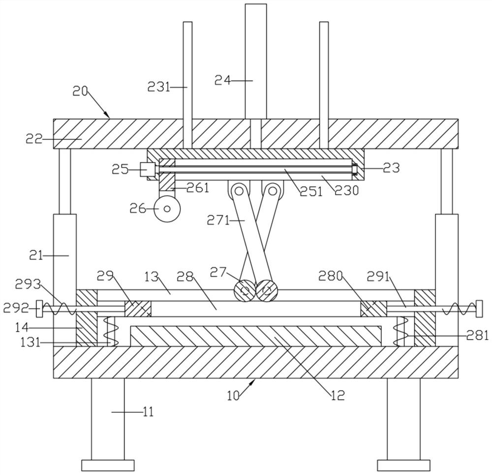 Cutting machine capable of compressing periphery