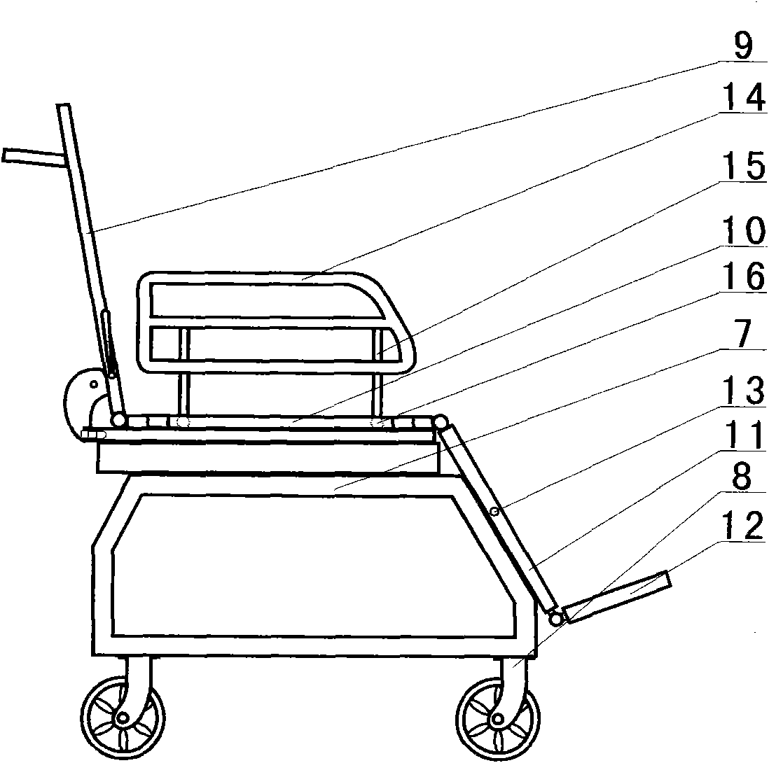 Separated nursing chair bed