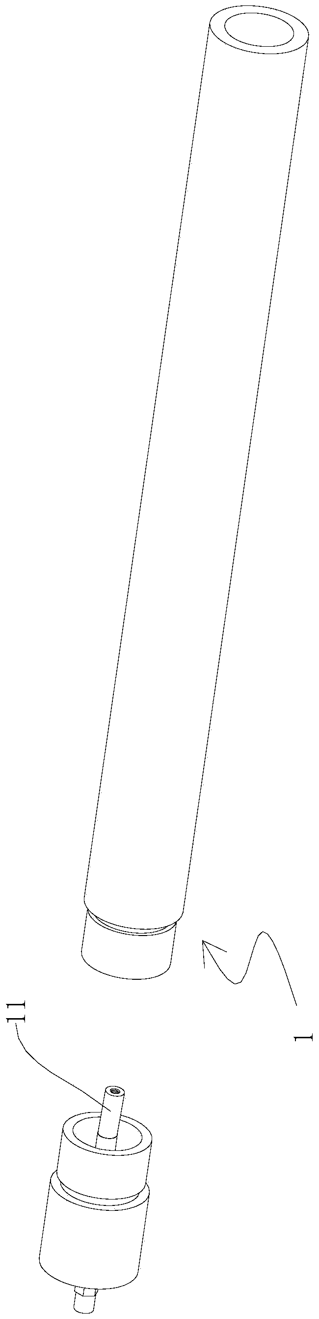 Coaxial cable shielding efficiency test dedicated load connector