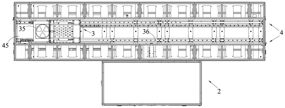 Automatic stereoscopic warehouse used for buffering and storing semiconductor components