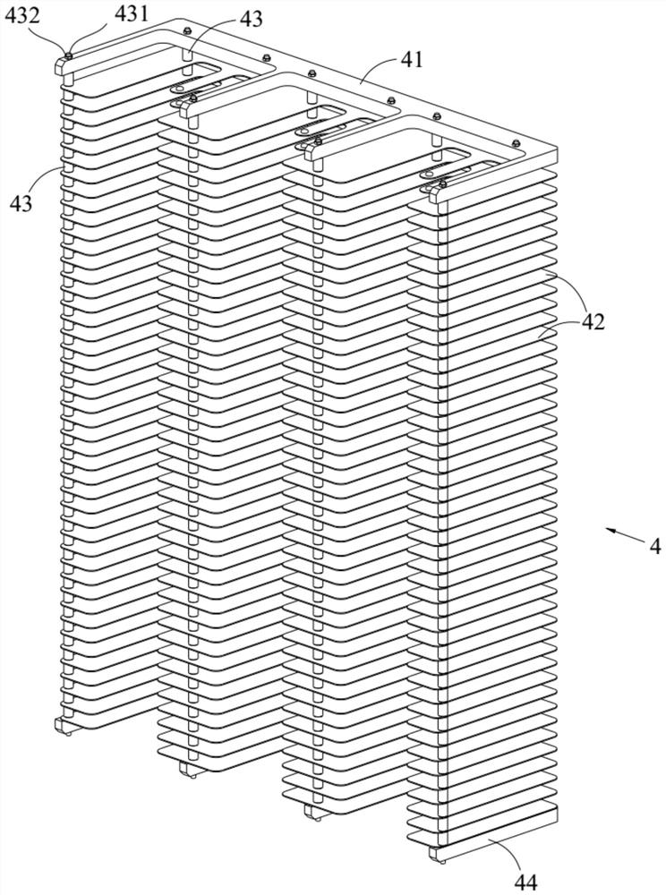 Automatic stereoscopic warehouse used for buffering and storing semiconductor components