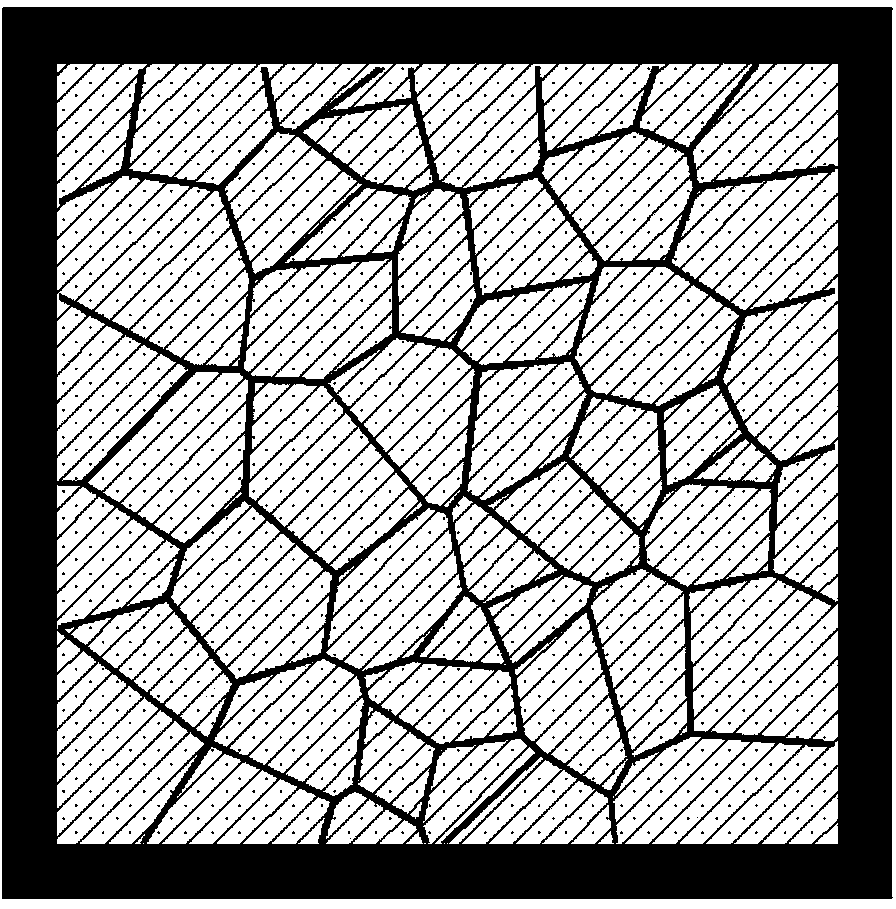 Preparation method of irregular cylindrical joint crack network model rock core test sample