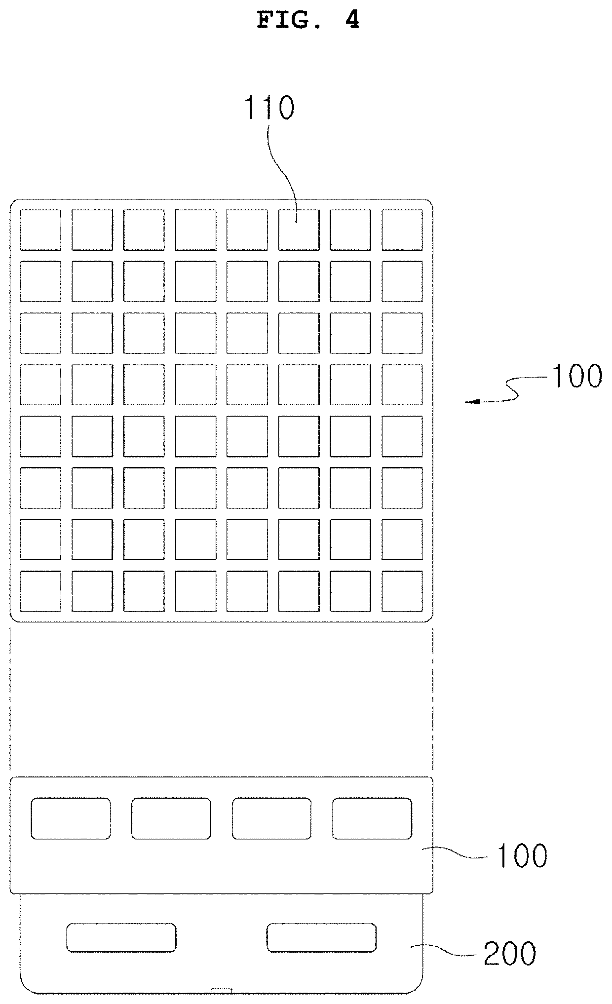 Tile structure of shape-adaptive phased array antenna