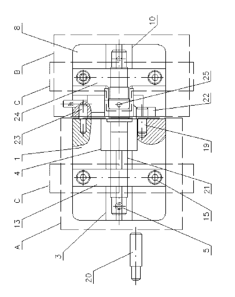 Device for positioning verticality between surfaces and lines of components