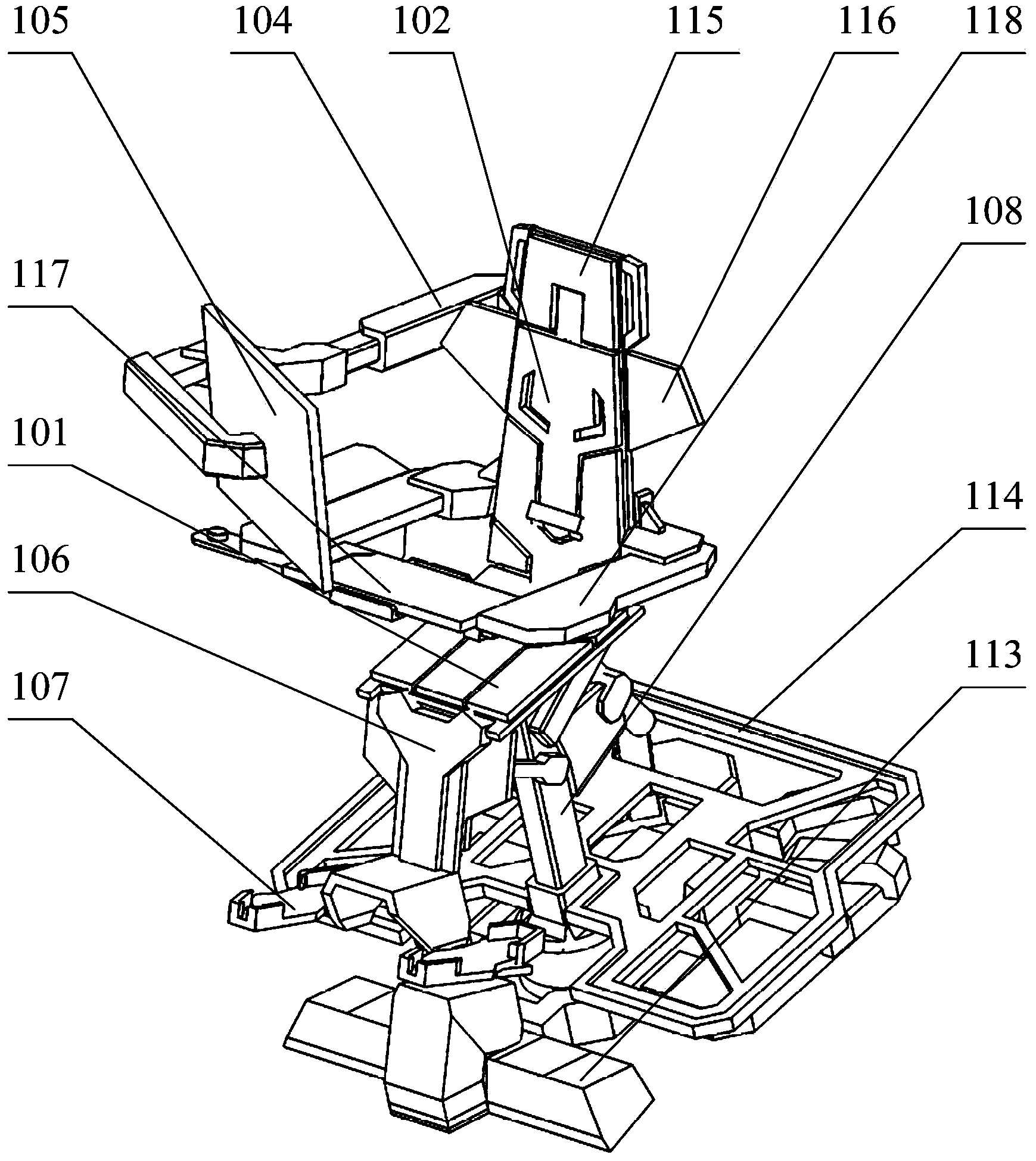 Novel seat with support structure