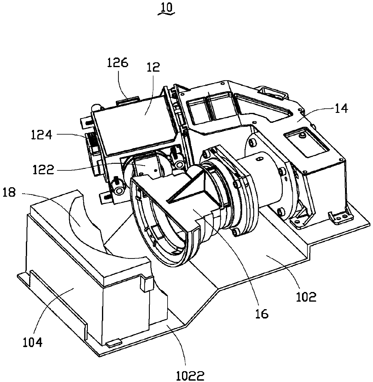 Light machine device of rear-projection television