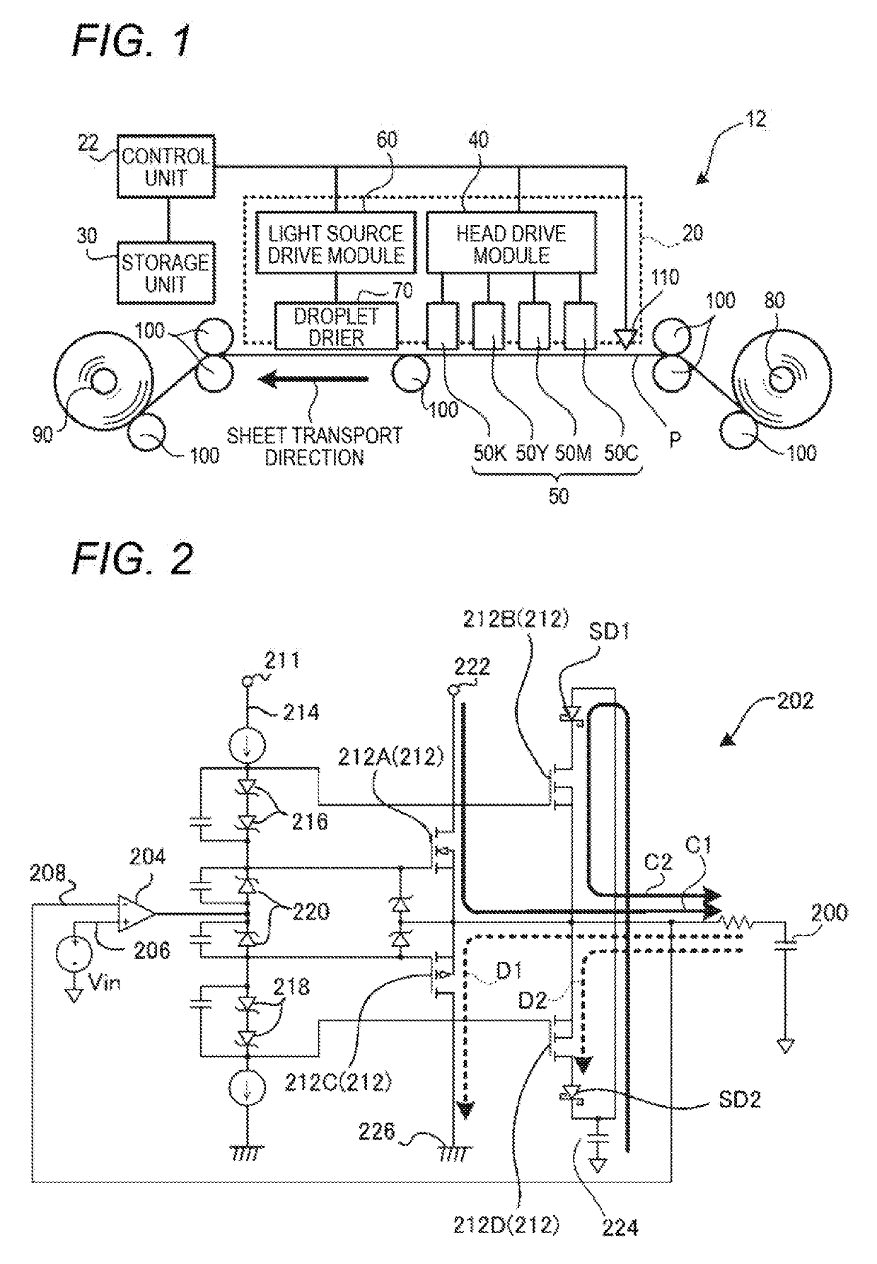 Capacitive load driving circuit and image forming apparatus