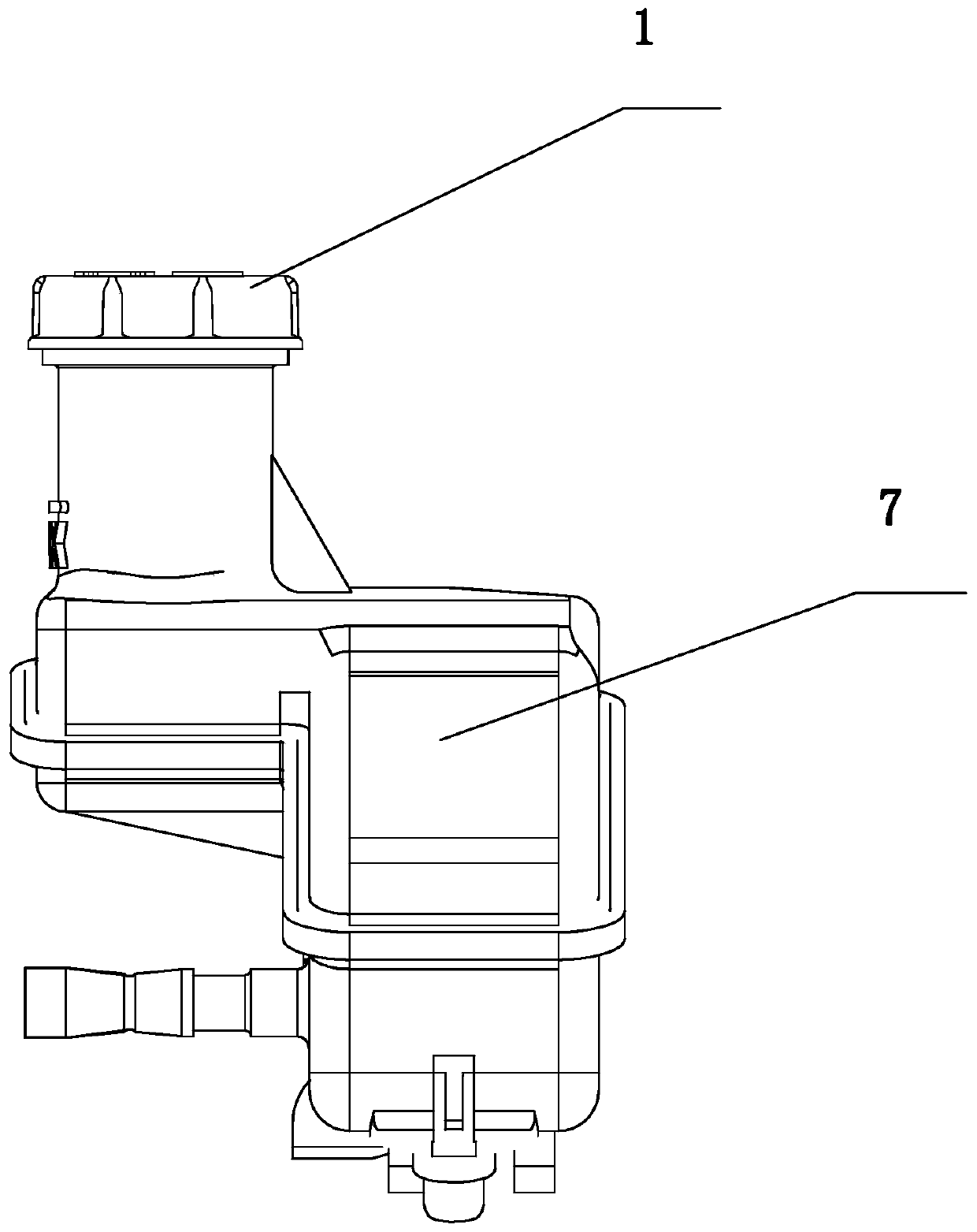 Novel oil bottle cap and automatic production line thereof