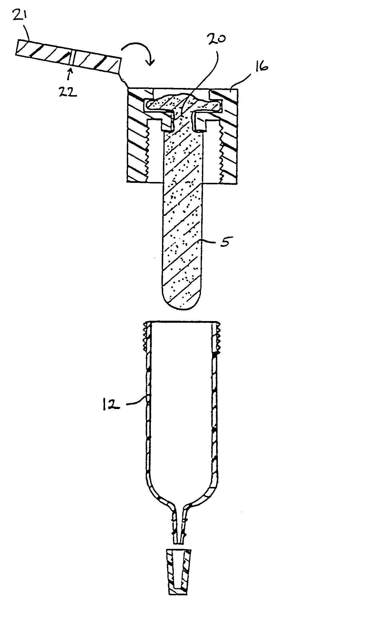 Saliva sample collection system