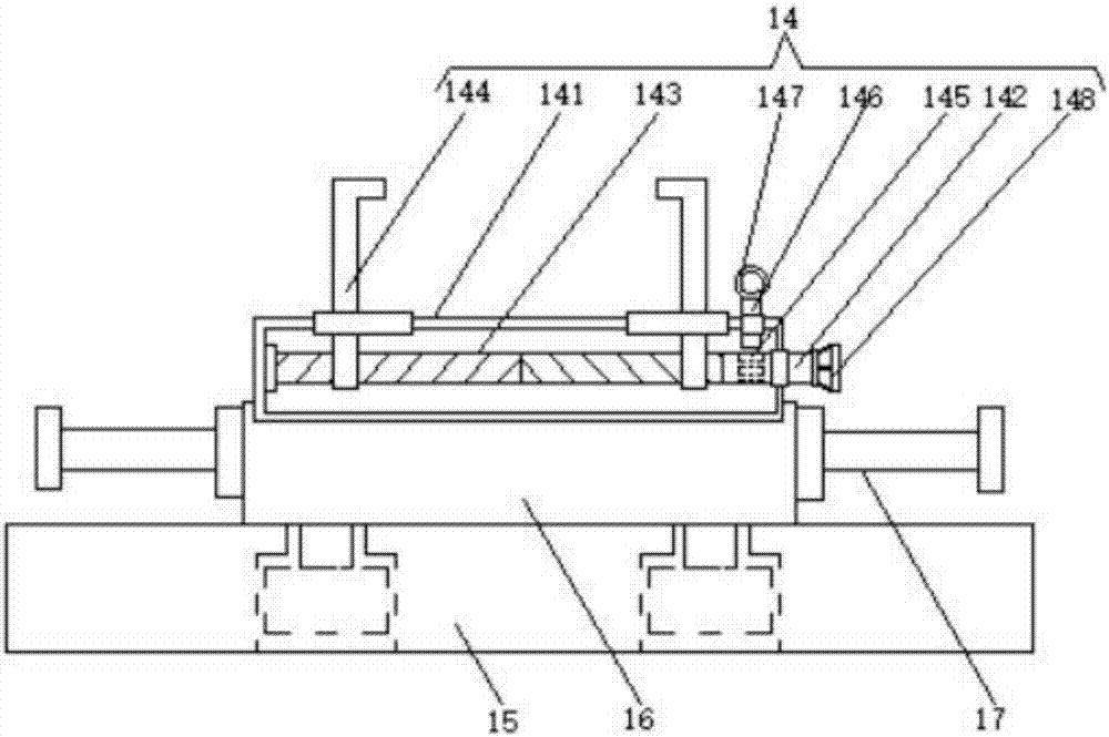 Plate drilling device for computer production