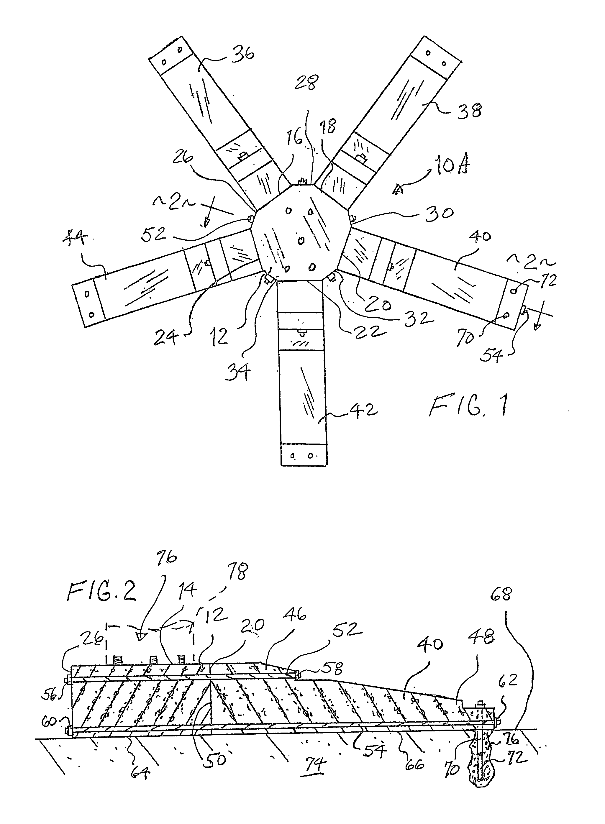 Support for an upright structure