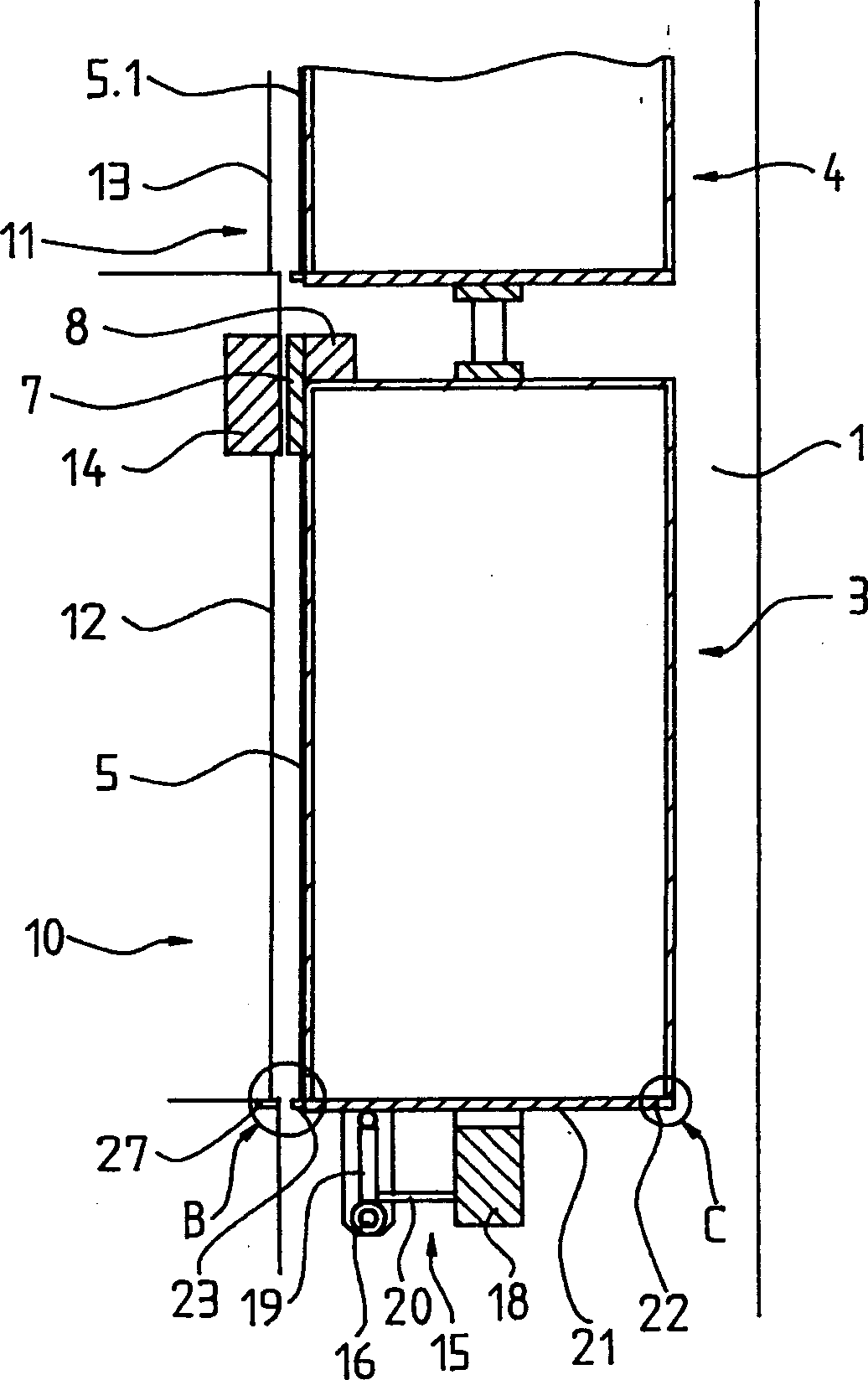 Device for precisely locating level of at least one storey of multistorey cars of elevator