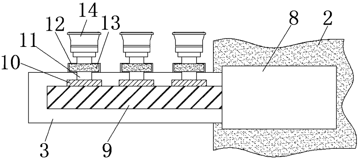 Paint spraying device for production and machining of loudspeaker dustproof caps