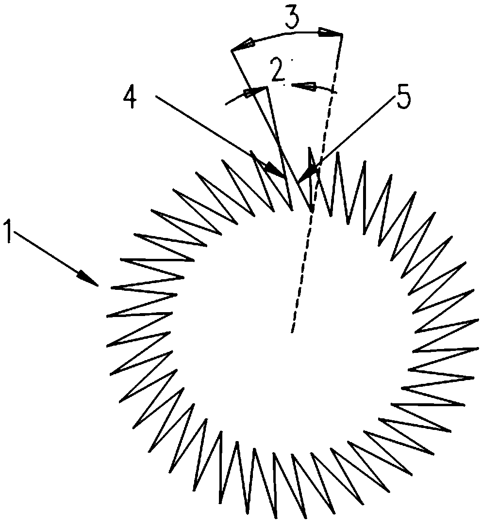 Triangular button contact spring