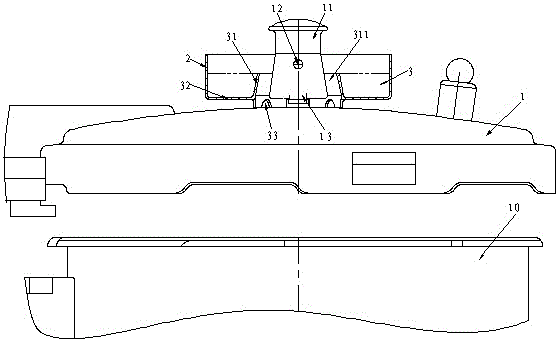 Pressure cooker with anti-splash and oil-water collection function