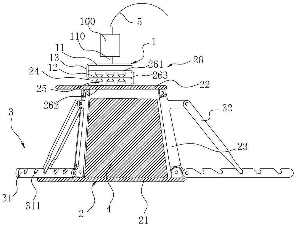 Integral support device