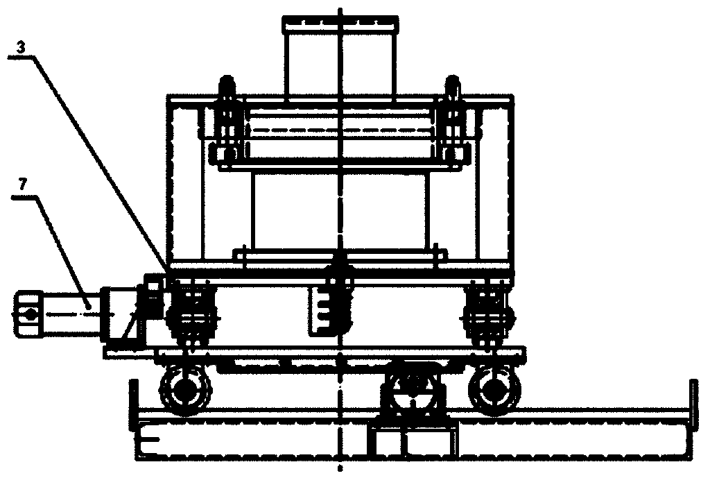 Rotating device for bimetallic metallurgy combined composite seamless pipe billet