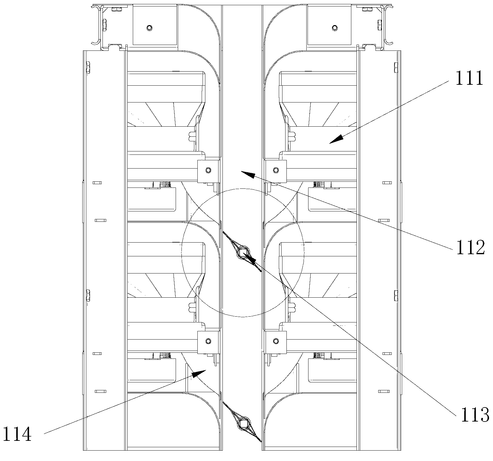 Drug supply combined unit of drug packaging device