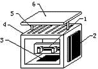 Efficient heat radiation chamber for installing Internet of Things apparatus