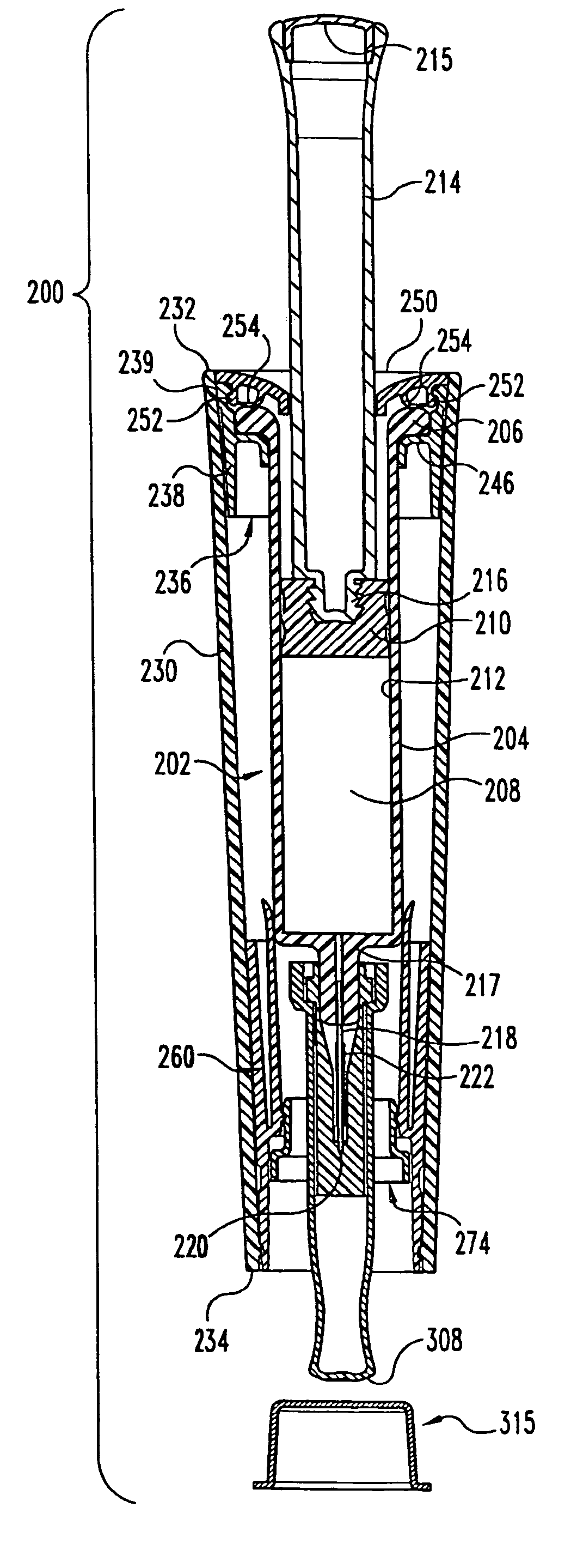 Kit including side firing syringe needle for preparing a drug in an injection pen cartridge