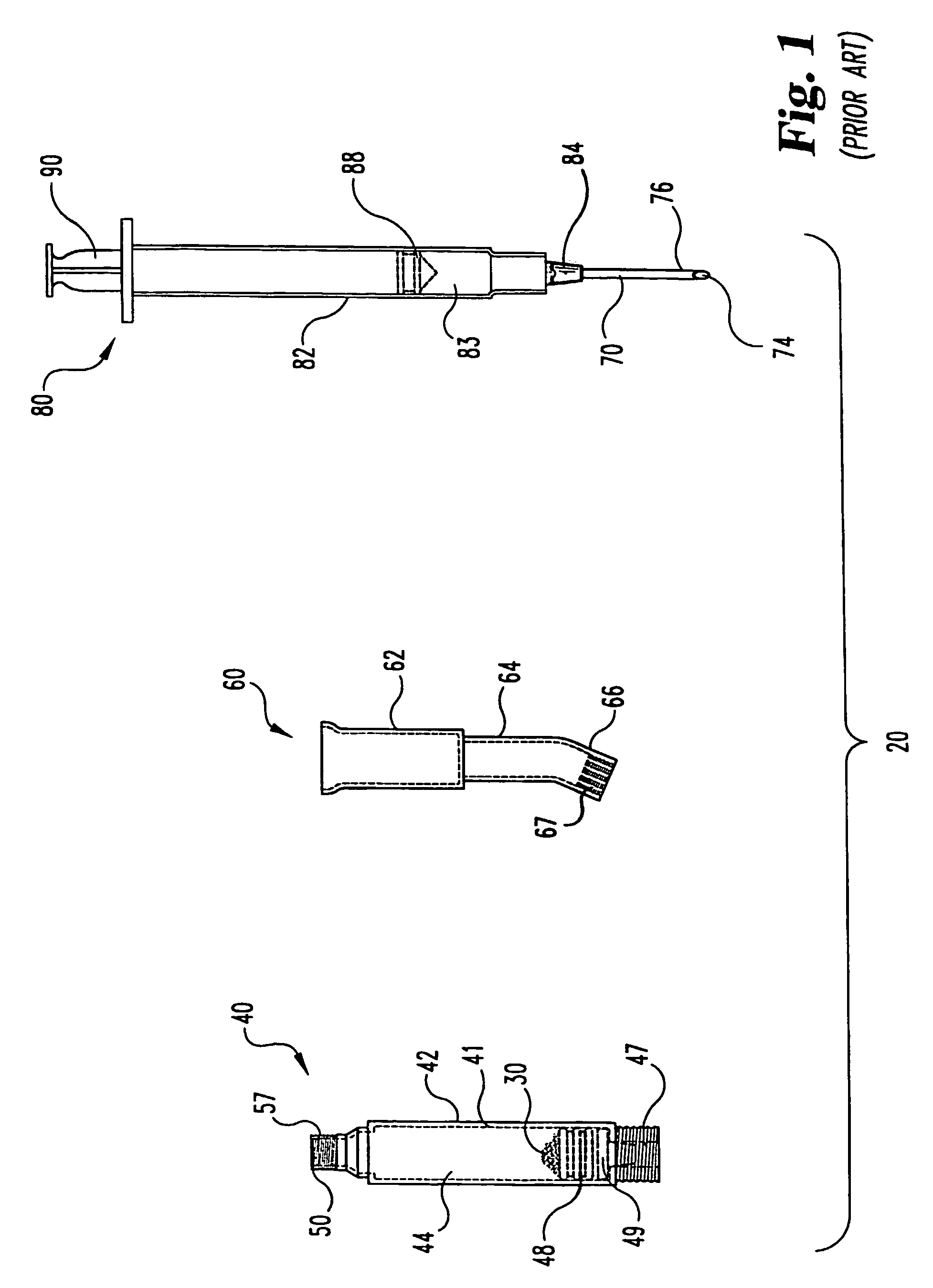 Kit including side firing syringe needle for preparing a drug in an injection pen cartridge