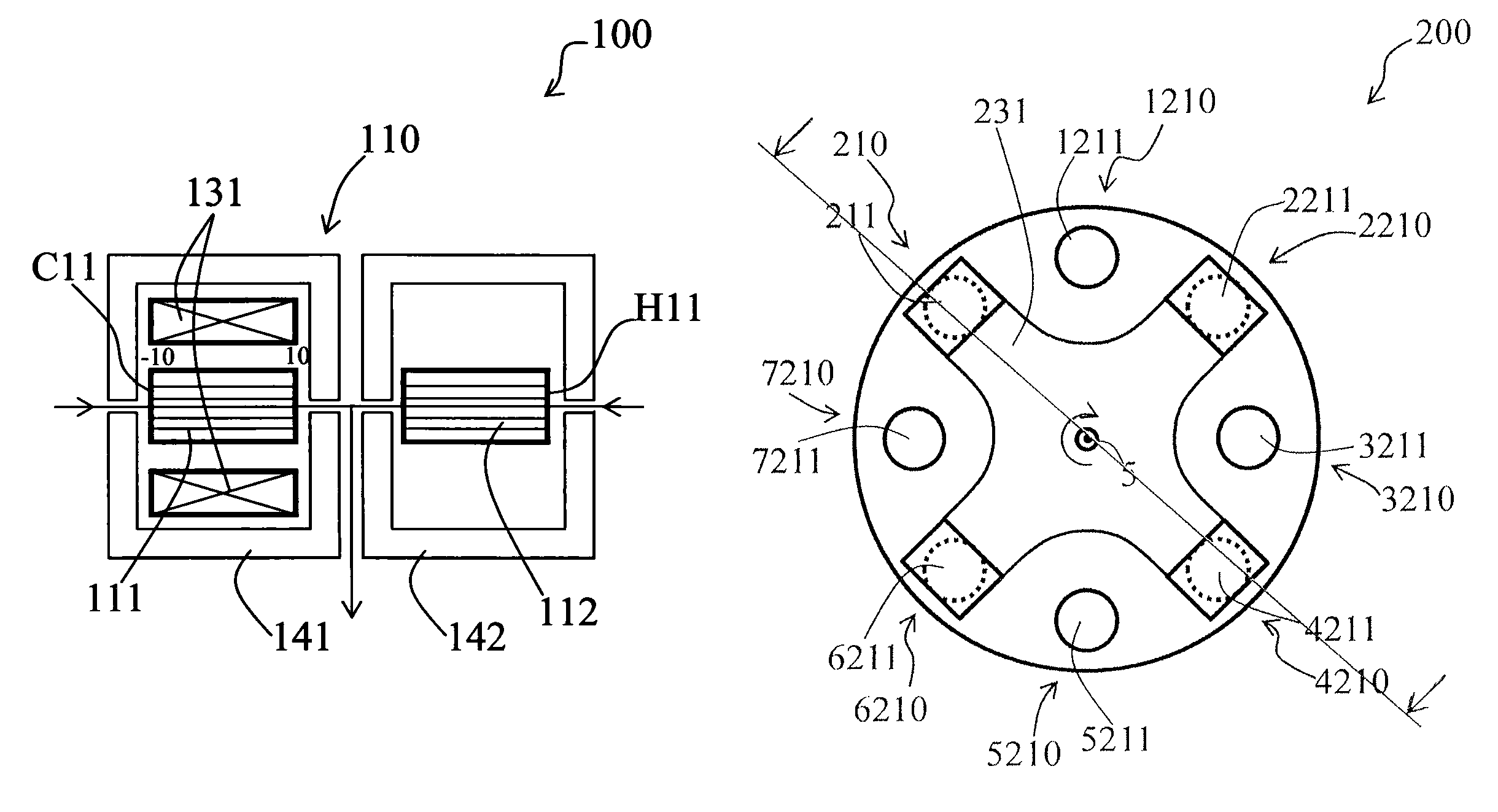 Thermal generator using magnetocaloric material