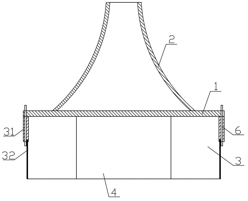 Steel-concrete composite cylinder-type foundation structure and construction method thereof