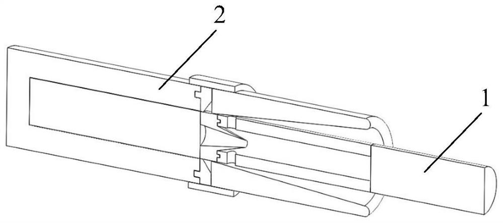 Closed heating non-combustible cigarette and assembly