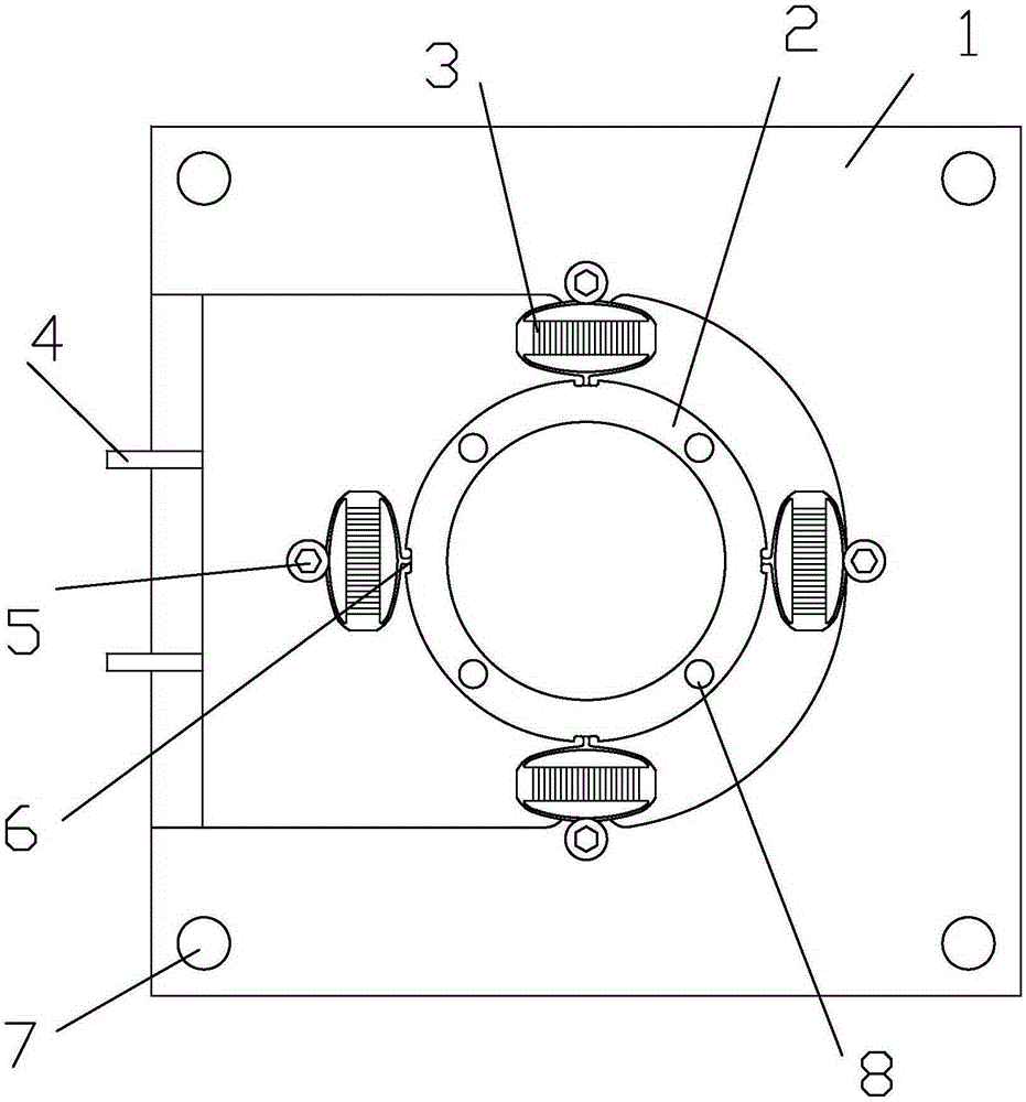 Two-dimensional piezoelectric vibration platform