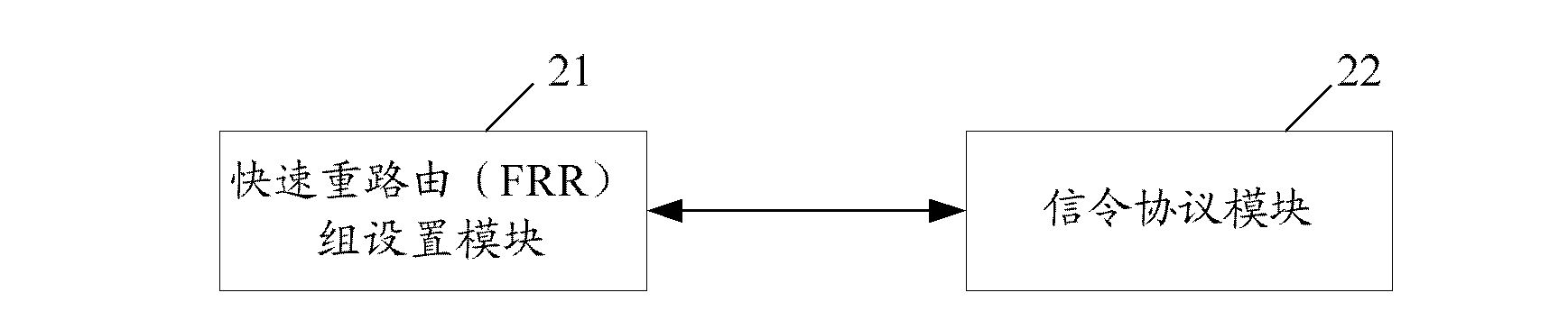 Method for realizing fast re-routing and network node