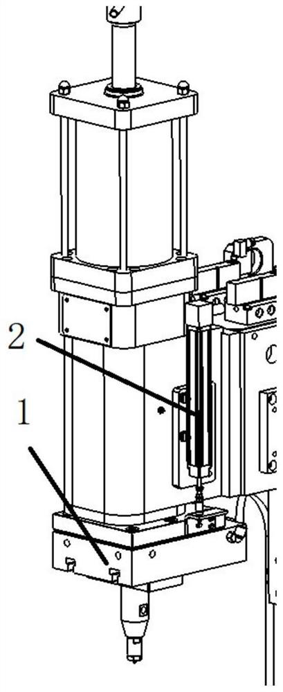 Automatic control mistake proofing method for nut welding of projection welding machine