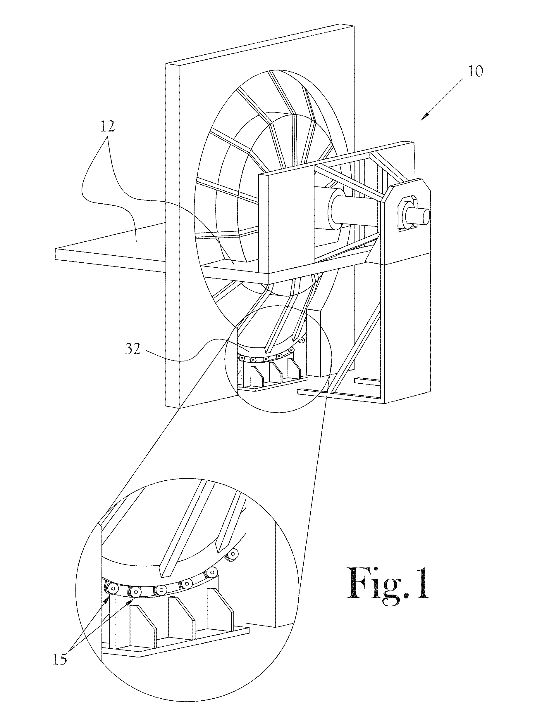 Systems and methods of adjusting a rotating gantry system